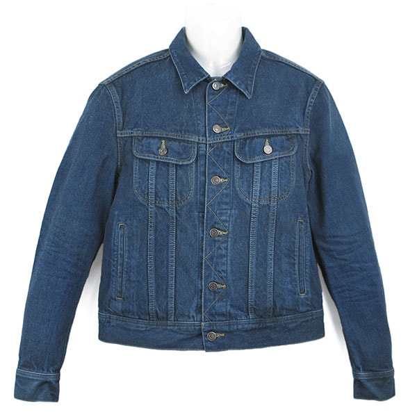 セリーヌ ジャケット メンズ CELINE トラッカージャケット ウォッシュデニム RV0DX 789D CBF8 ロイヤルインディゴ サイズS