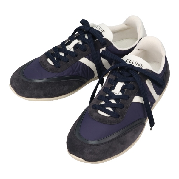 セリーヌ スニーカー メンズ CELINE ジョガー レースアップ ロースニーカー 363465130C 00DA ダークネイビー / オプティックホワイト サイズ42 28cm相当