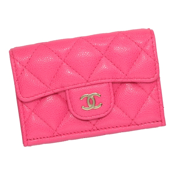【プレミアム価格】 シャネル 財布 レディース CHANEL クラシック スモールフラップウォレット AP0230 B10583 NS839 フューシャピンク ゴールド金具