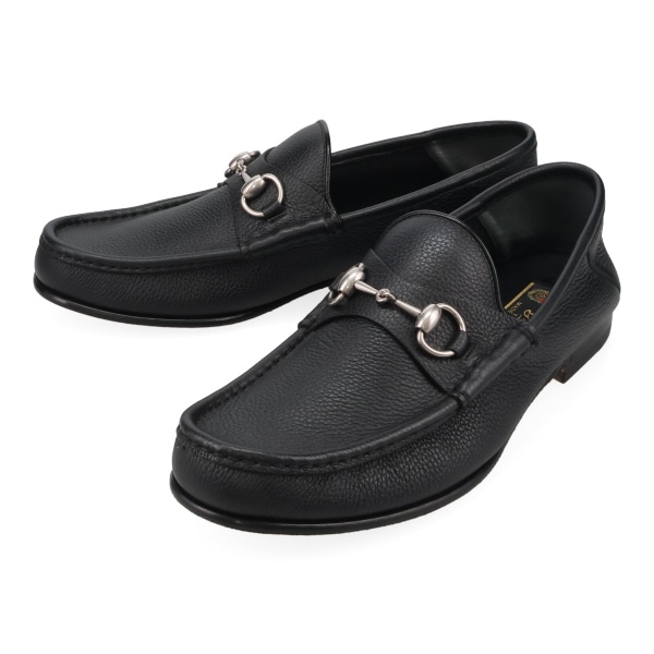 グッチ ローファー メンズ GUCCI ホースビット1953 816370 AAEHX 1000 ブラック サイズ8.5 27.5cm相当