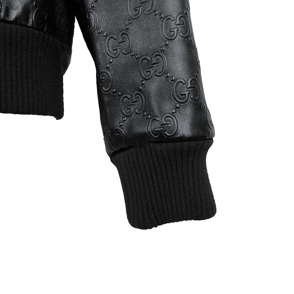 グッチ ジャケット メンズ GUCCI GGレザー ボンバージャケット 673925