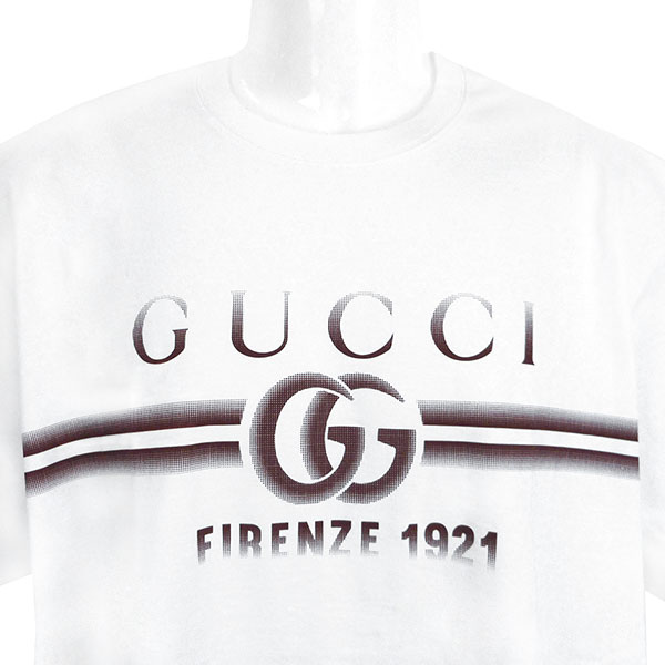 グッチ Tシャツ メンズ GUCCI プリント コットンジャージーTシャツ