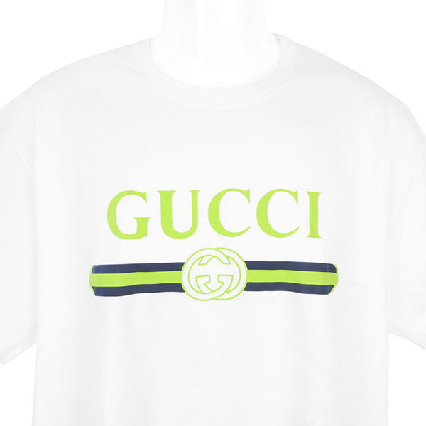 グッチ Tシャツ メンズ GUCCI プリント コットンジャージーTシャツ