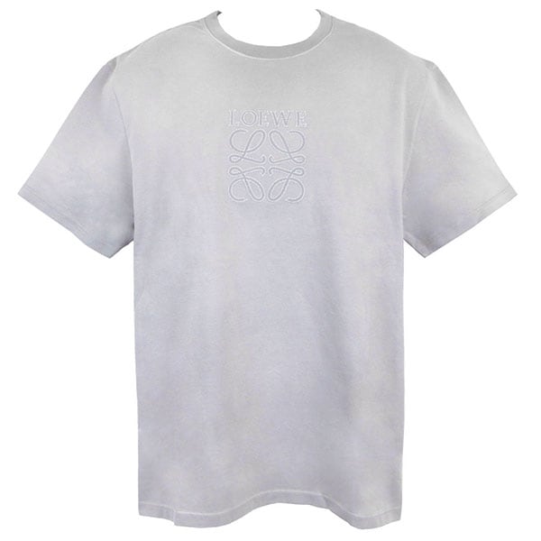 ロエベ Tシャツ メンズ LOEWE リラックスフィットTシャツ H526Y22XBN 1130 ライトグレー サイズL ※サイズ別の在庫状況はお問合せください。