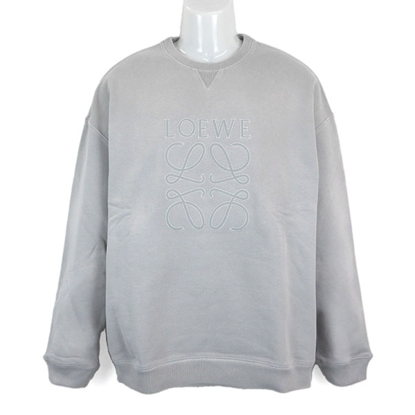 ロエベ トレーナー メンズ LOEWE リラックスフィットスウェットシャツ H526Y24X58 1130 ライトグレー サイズM