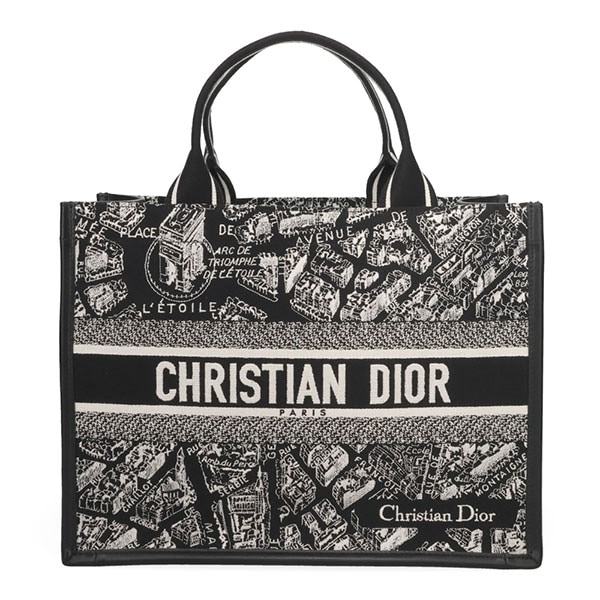 ディオール バッグ レディース DIOR ブックトートバッグ ミディアム M1324CETJ M46I ブラック