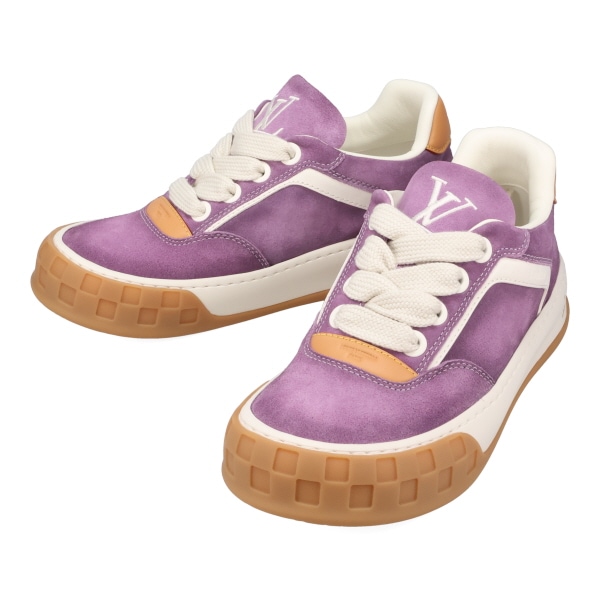 【プレミアム価格】 ルイヴィトン シューズ メンズ LOUIS VUITTON LV ティルテッド スニーカー 1AJTI6 ライラック サイズ8.5 27cm相当
