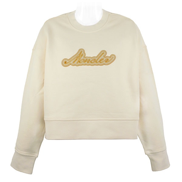 モンクレール トレーナー レディース MONCLER ロゴスウェット 8G00021 899V4 060 ベージュ サイズS ※サイズ別の在庫状況はお問合せください。