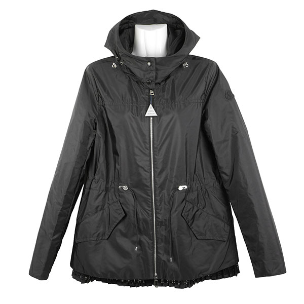 モンクレール パーカー レディース MONCLER BAABA バーバ ナイロンフーディ 1A00085 539ZD 999 ブラック サイズ0 XSサイズ相当 ※サイズ別の在庫状況はお問合せください。