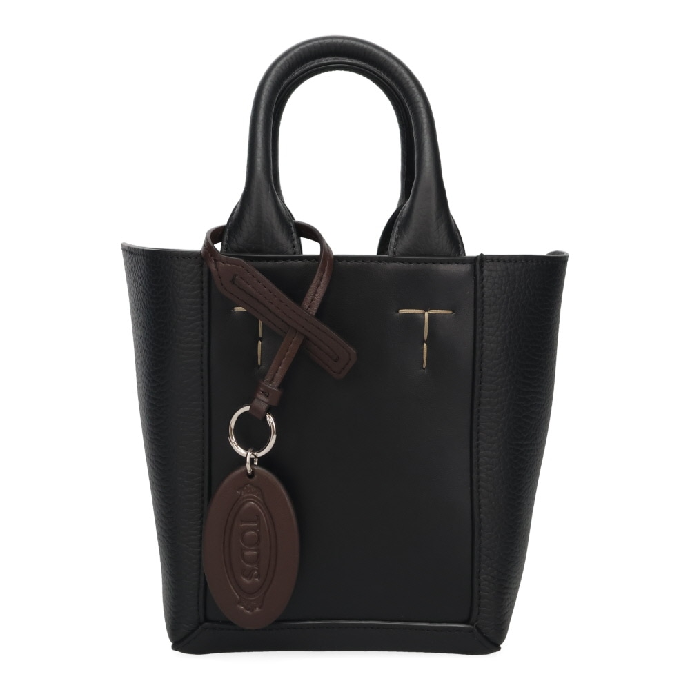 トッズ バッグ レディース TOD'S ミニショッピングバッグ XBWCLNA01T0 ブラック