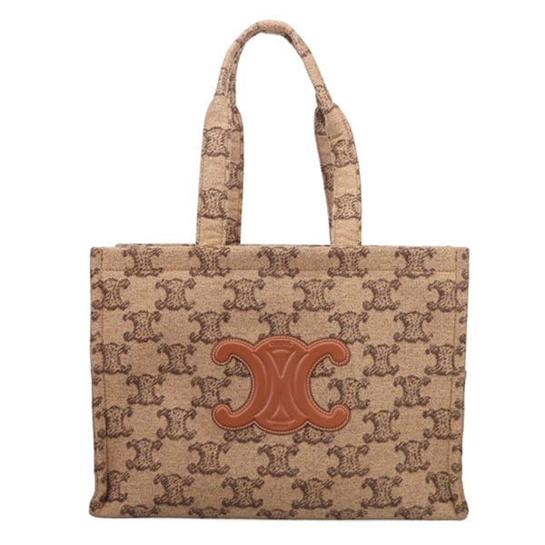 セリーヌ バッグ レディース CELINE ラージ カバ タイス ウール 19676 2FLQ 02CM キャメル
