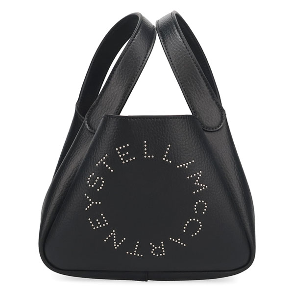 ステラマッカートニー バッグ レディース STELLA McCARTNEY ロゴ ダブルトップハンドル クロスボディバッグ 7B0081 WP0057 1000 ブラック