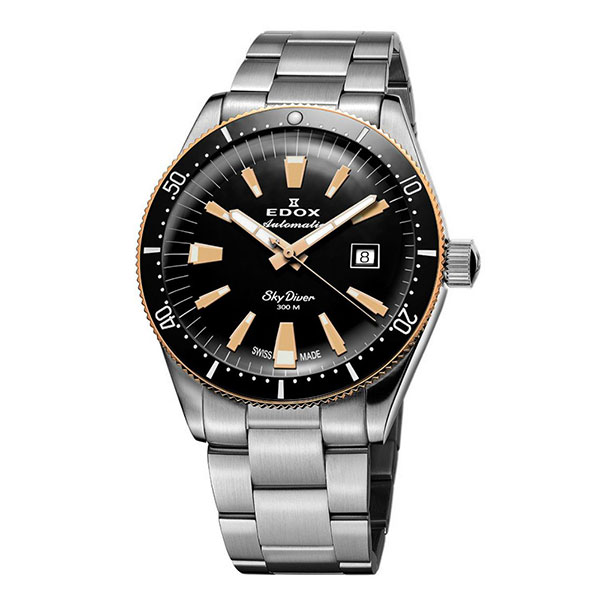 エドックス EDOX スカイダイバー デイト オートマティック リミテッドエディション　80126-357RNM-NIRB　世界限定600本