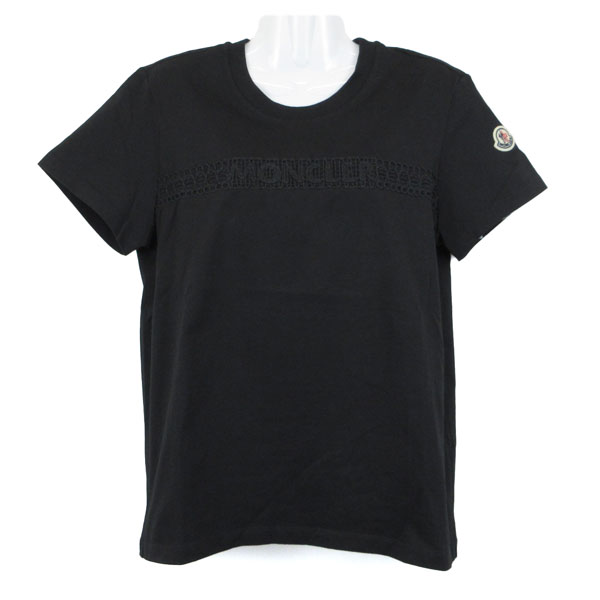 モンクレール Tシャツ レディース 8C00044 89AUO 999 ブラック サイズM