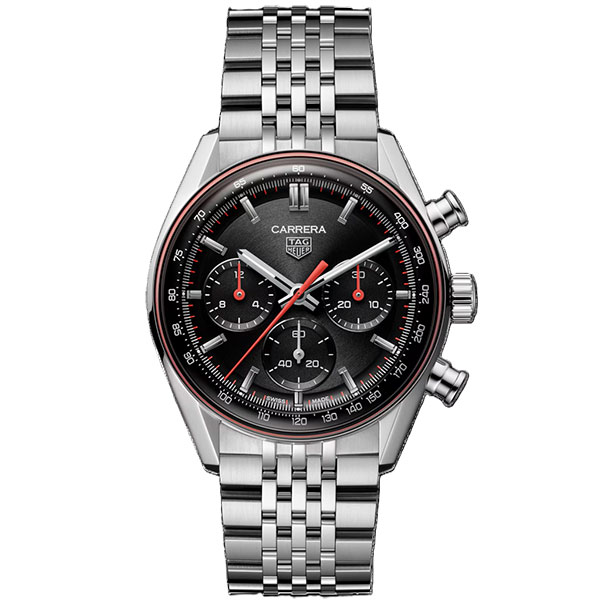 タグホイヤー TAG HEUAR  カレラ クロノグラフ  自動巻 41 mm ステンレススティール CBS2114.BA0053