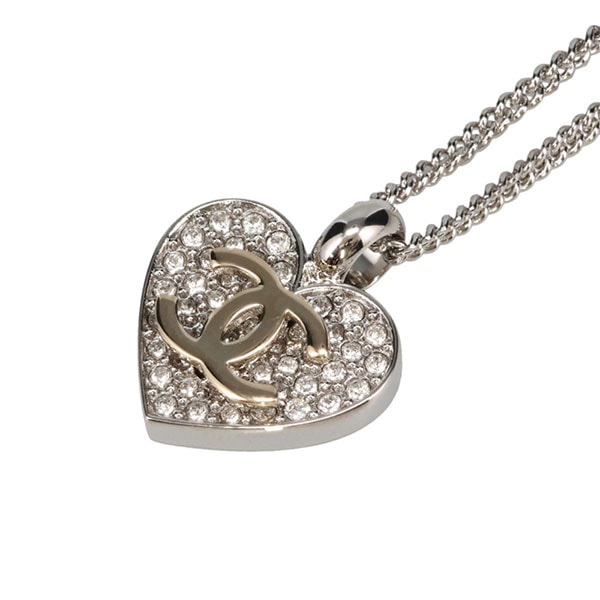 シャネル ネックレス レディース CHANEL ABH090 B23473 U7518 シルバー+シャンパンゴールド