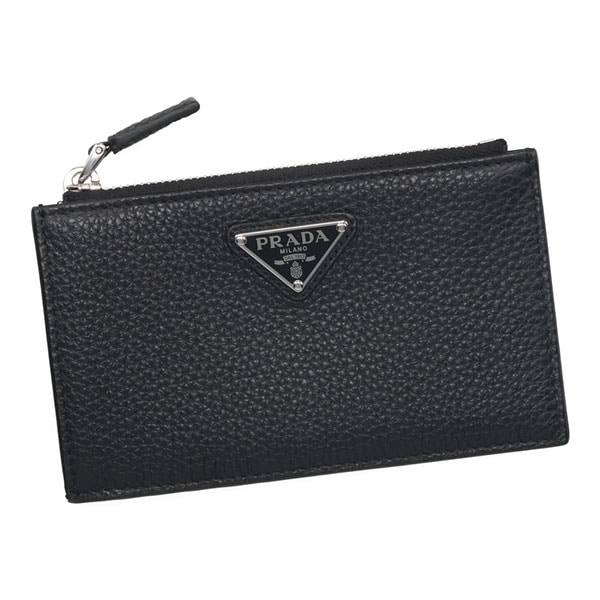 プラダ 財布 メンズ PRADA ファスナー付きヴィッテロダイノレザー カードケース 2MC086 2E54 F0002 NERO ブラック