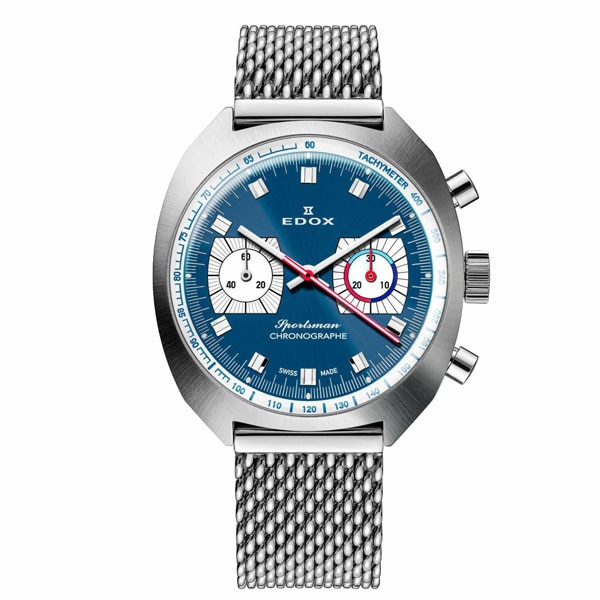 エドックス EDOX クロノラリー スポーツマン クロノグラフ オートマティック　08202-3BU-BUIN　世界限定600本