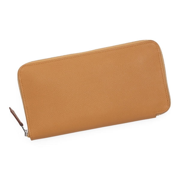 【プレミアム価格】 エルメス 財布 シルクイン ロング HERMES ヴォーエバーカラー キャラメル 085239