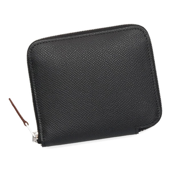 【プレミアム価格】 エルメス シルクイン コンパクト HERMES ヴォーエプソン ブラック 084266