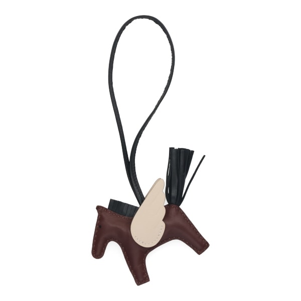 【プレミアム価格】 エルメス ロデオ ペガサス PM チャーム HERMES テール+ブラック+クレ 083010