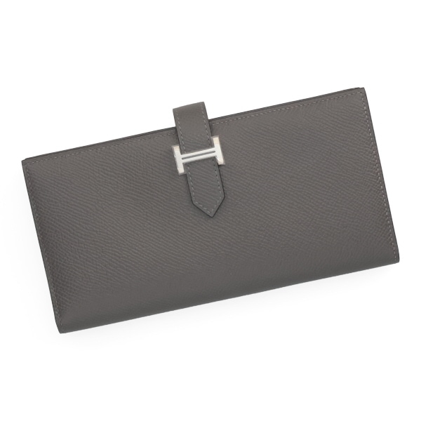 【プレミアム価格】 エルメス ベアン スフレ HERMES ヴォーエプソン グリメイヤー シルバー金具 039785