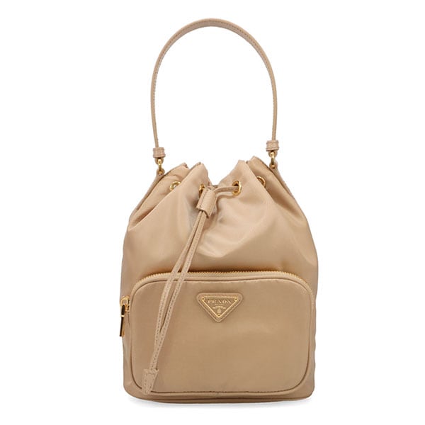 プラダ バッグ レディース PRADA デュエット リナイロン バケットバッグ 1BH038 RV44 F0040 CAMMELLO キャメルブラウン