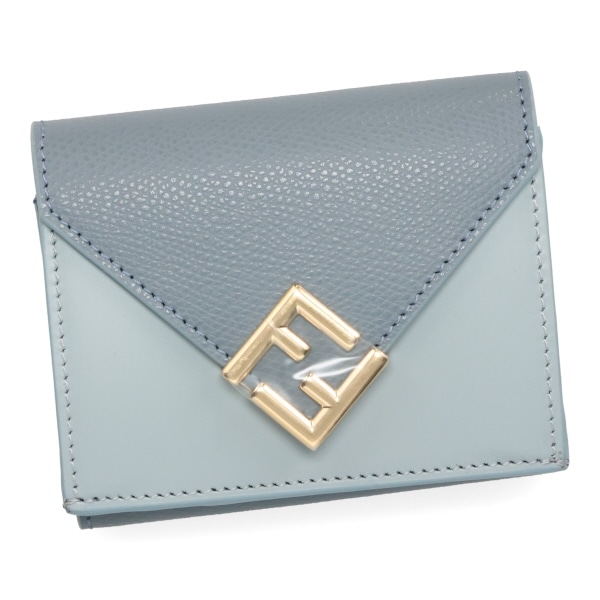 フェンディ 財布 レディース FENDI FFダイヤモンド財布 8M0480 ALV4 F1URV マーキュリーブルー+ライトブルー