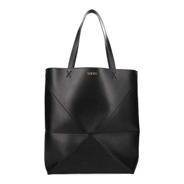 ロエベ バッグ メンズ LOEWE パズルフォルドトートXL シャイニーカーフ B933Q18X01 1100 ブラック