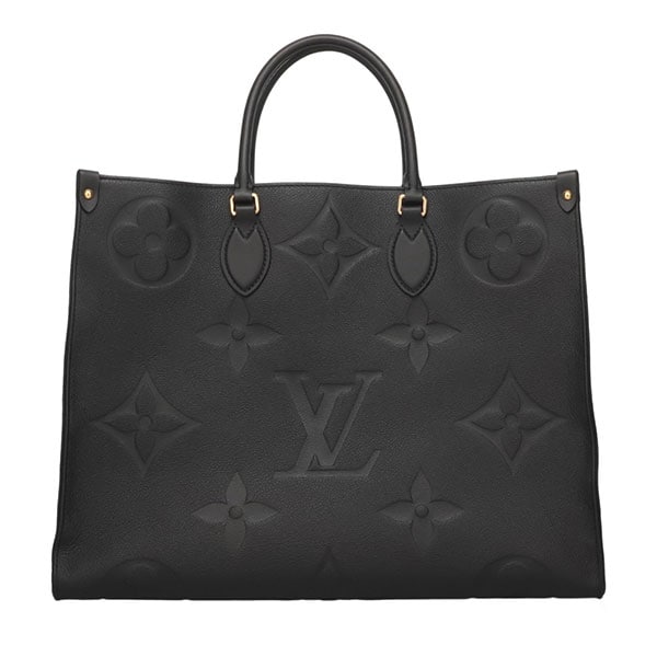 【プレミアム価格】 ルイヴィトン バッグ レディース LOUIS VUITTON モノグラムアンプラント オンザゴーGM ブラック M44925