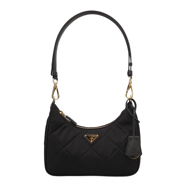 プラダ バッグ レディース PRADA リエディション キルティングリナイロン ミニバッグ 1BC204 2AOS F0002 ブラック