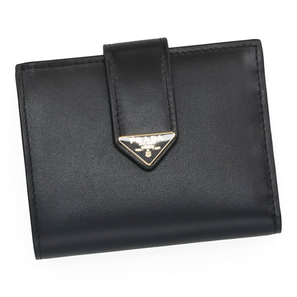 プラダ 財布 レディース PRADA シティーカーフ タブ 1MV204 2CNP F0002 ブラック
