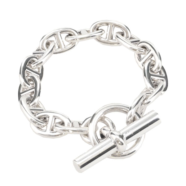 【プレミアム価格】 エルメス シェーヌダンクル PM ブレスレット HERMES 101993 14コマ