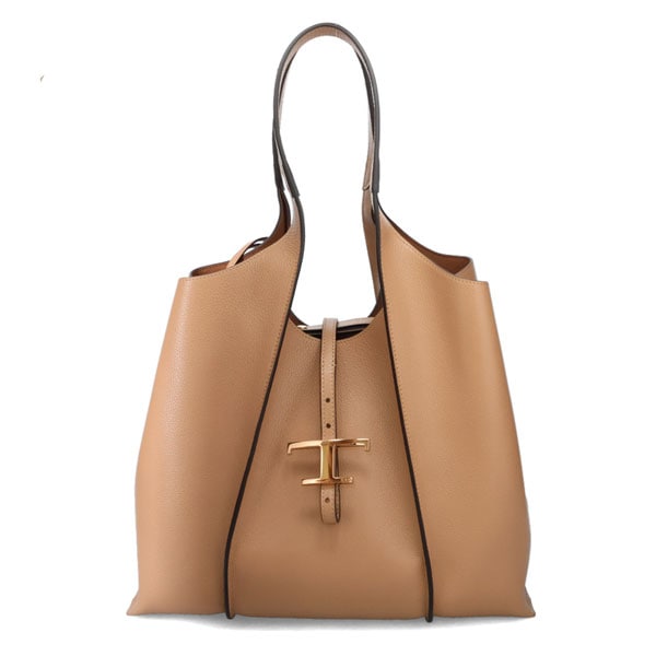 トッズ バッグ レディース TOD'S Tタイムレス レザー ショッピングバッグ ミディアム XBWTSBA0300 XS0 C811 ナチュラル