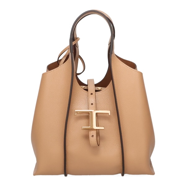 トッズ バッグ レディース TOD'S Tタイムレス レザー ショッピングバッグ ミニ XBWTSBA9100 XSO C811 ナチュラル