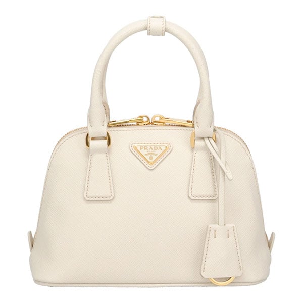 プラダ バッグ レディース PRADA サフィアーノレザー ミニバッグ 1BA851 NZV F0K74 TALCO チョークホワイト