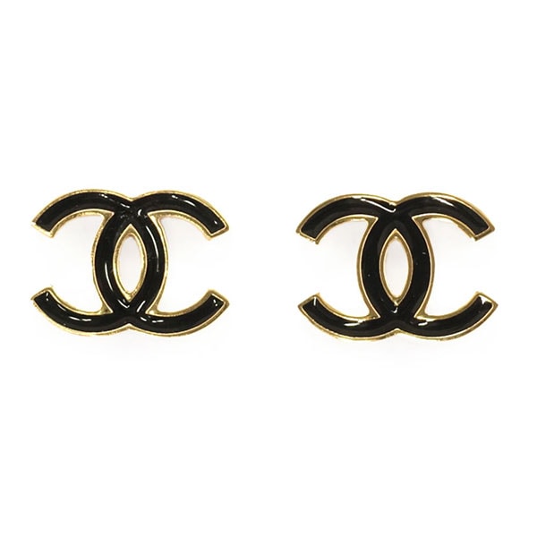 【プレミアム価格】 シャネル ピアス レディース CHANEL ココマーク ABH315 B23568 U7769 ゴールド+ブラック