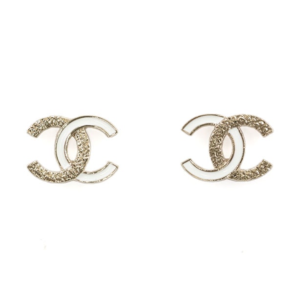 【プレミアム価格】 シャネル ピアス レディース CHANEL ココマーク ABG904 B23001 U6119 シャンパンゴールド＋ホワイト