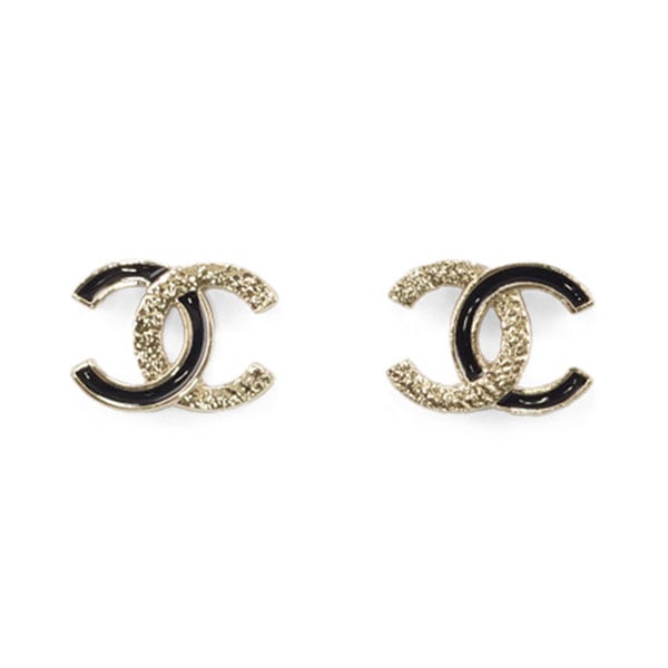 【プレミアム価格】　シャネル ピアス レディース CHANEL ココマーク ABG904 B23001 U6120 ブラック+シャンパンゴールド