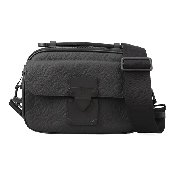 【プレミアム価格】 ルイヴィトン バッグ メンズ LOUIS VUITTON トリヨンレザー Sロックメッセンジャー ブラック M58489