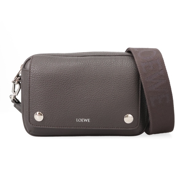 ロエベ バッグ メンズ LOEWE ペブル メッセンジャーバッグ スモール BANBPCBX01 1220 ダークグレー