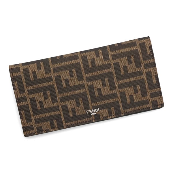 フェンディ 財布 メンズ FF財布 FENDI 7M0355 ALWK F0L3T ブラウン
