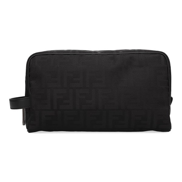 フェンディ バッグ メンズ FENDI FFポーチ ミディアム 7N0141 AVC6 F1USQ ブラック