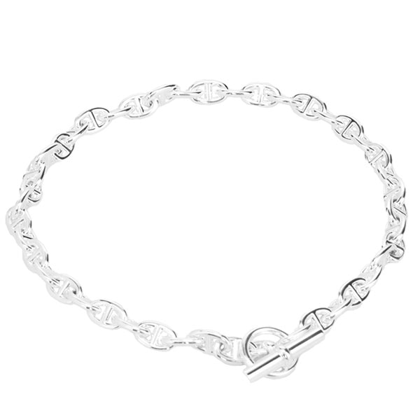 【プレミアム価格】 エルメス シェーヌダンクル ネックレス HERMES PM 43コマ 101503
