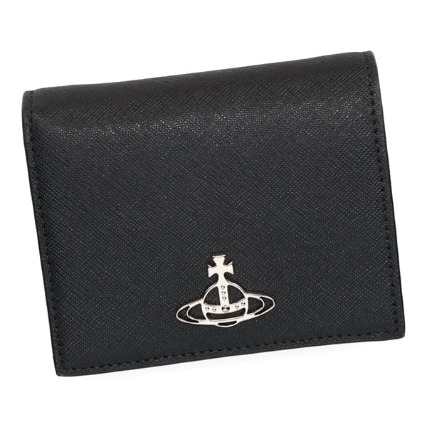 ヴィヴィアンウエストウッド 財布 Vivienne Westwood 二つ折り財布 51150031 WL001N N401 ブラック