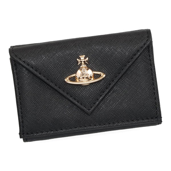ヴィヴィアンウエストウッド 財布 Vivienne Westwood エンベロープ 三つ折り財布 51150009 L001N N403 ブラック