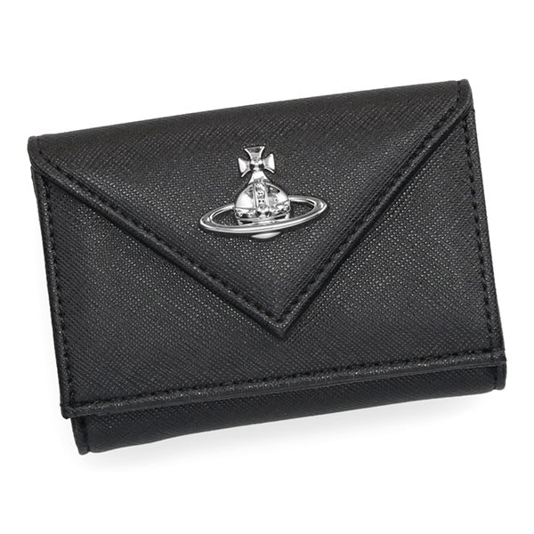 ヴィヴィアンウエストウッド 財布 Vivienne Westwood エンベロープ 三つ折り財布 5115002E WS0021 N401 ブラック