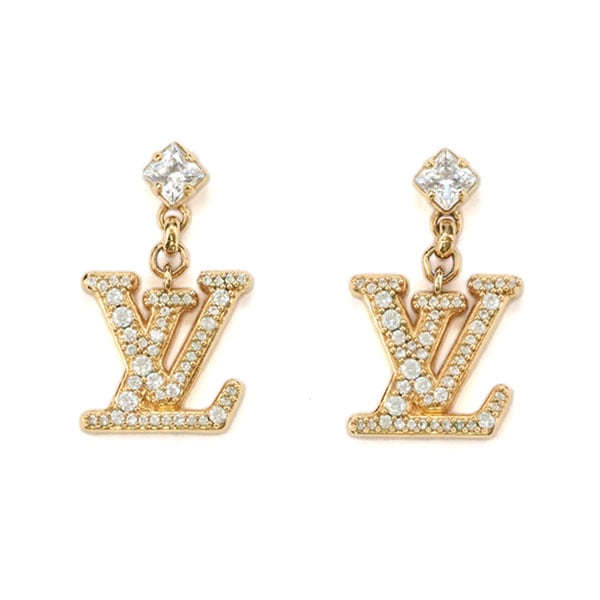 【プレミアム価格】 ルイヴィトン ピアス レディース LOUIS VUITTON ピアスレディLV ゴールド M01844