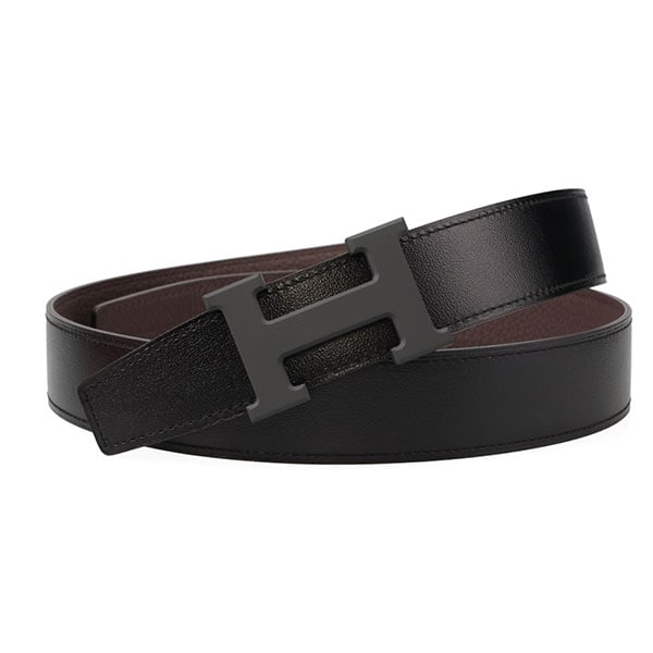 【プレミアム価格】 エルメス ベルト HERMES キット 32 ブラックバックル ブラック/ショコラ サイズ90cm ボックスカーフ/トゴ 080029/073967