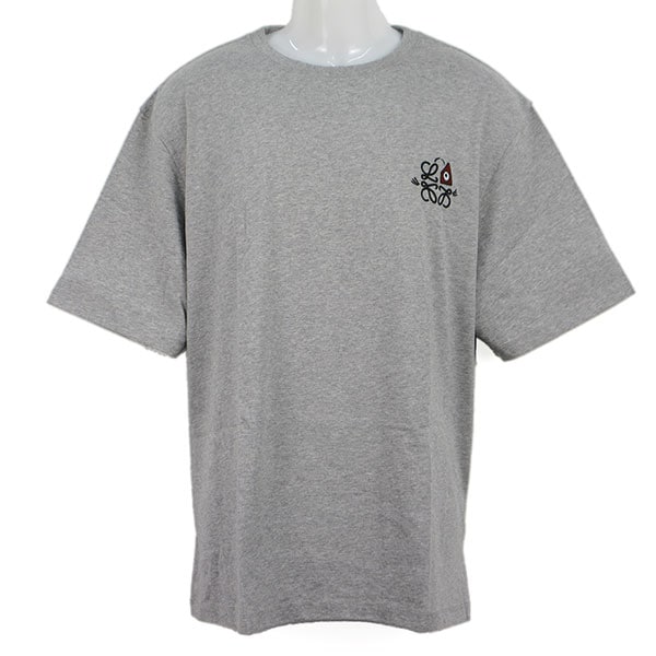 ロエベ ルイスウェイン Tシャツ メンズ LOEWE ルーズフィットTシャツ H526Y22XD3 1440 グレー サイズL ※サイズ別の在庫状況はお問合せください。